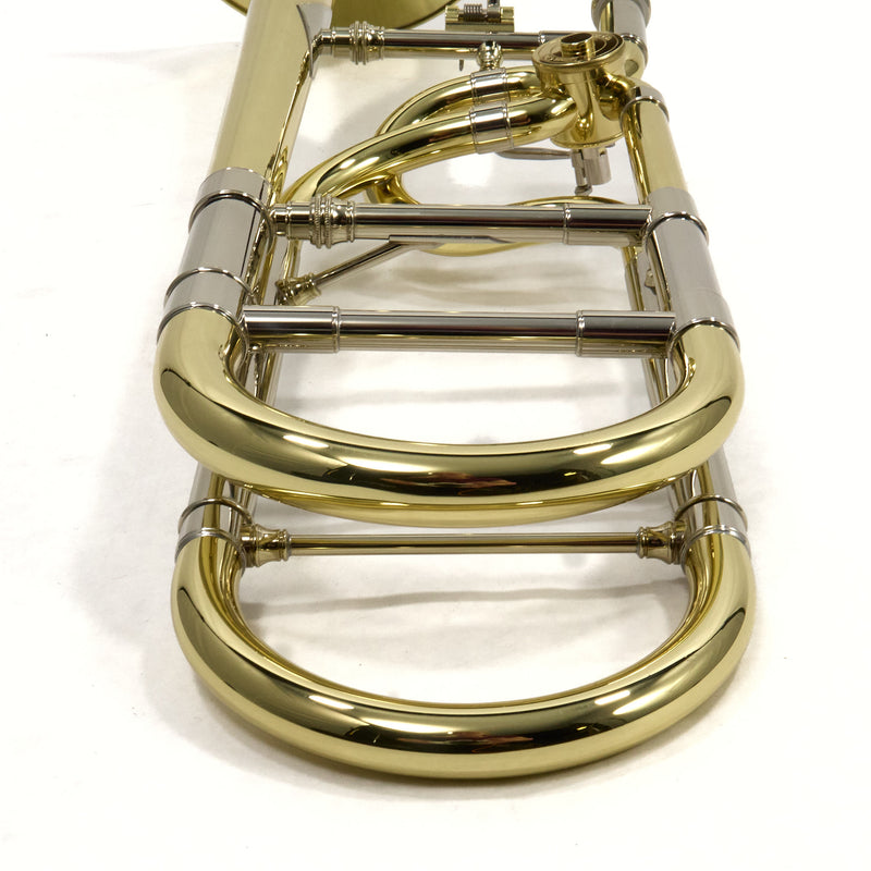 S.E. Shires Model Q30YR Q-Series Tenor Trombone with Rotary Valve SN Q16602 EXCELLENT- for sale at BrassAndWinds.com