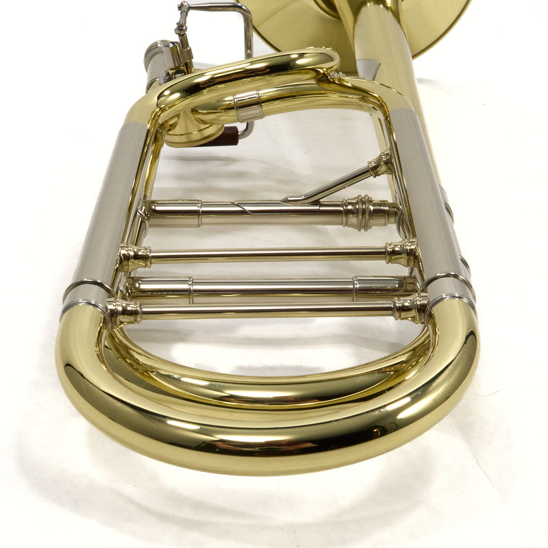 S.E. Shires Model Q30YR Q-Series Tenor Trombone with Rotary Valve SN Q16602 EXCELLENT- for sale at BrassAndWinds.com