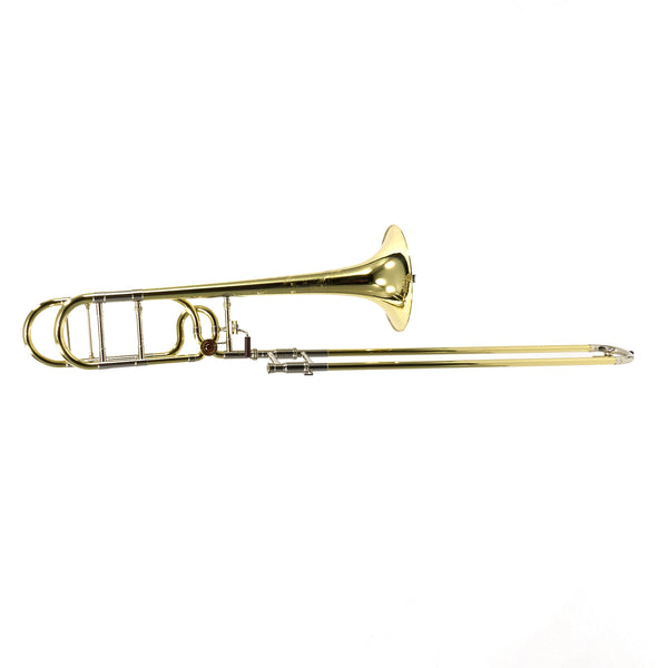 S.E. Shires Model Q30YR Q-Series Tenor Trombone with Rotary Valve SN Q16602 EXCELLENT- for sale at BrassAndWinds.com
