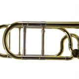 S.E. Shires Model Q30YR Q-Series Tenor Trombone with Rotary Valve SN Q16602 EXCELLENT- for sale at BrassAndWinds.com