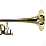 S.E. Shires Model Q30YR Q-Series Tenor Trombone with Rotary Valve SN Q16602 EXCELLENT- for sale at BrassAndWinds.com