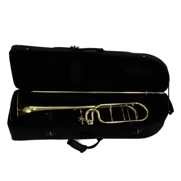 S.E. Shires Model Q30YR Q-Series Tenor Trombone with Rotary Valve SN Q16602 EXCELLENT- for sale at BrassAndWinds.com