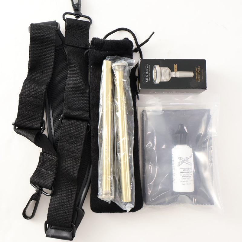 S.E. Shires Model Q33 Q-Series Professional Small Bore Tenor Trombone BRAND NEW- for sale at BrassAndWinds.com