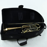 S.E. Shires Model Q36GA Q-Series Bass Trombone Dual Axial Flow Valves MINT CONDITION- for sale at BrassAndWinds.com
