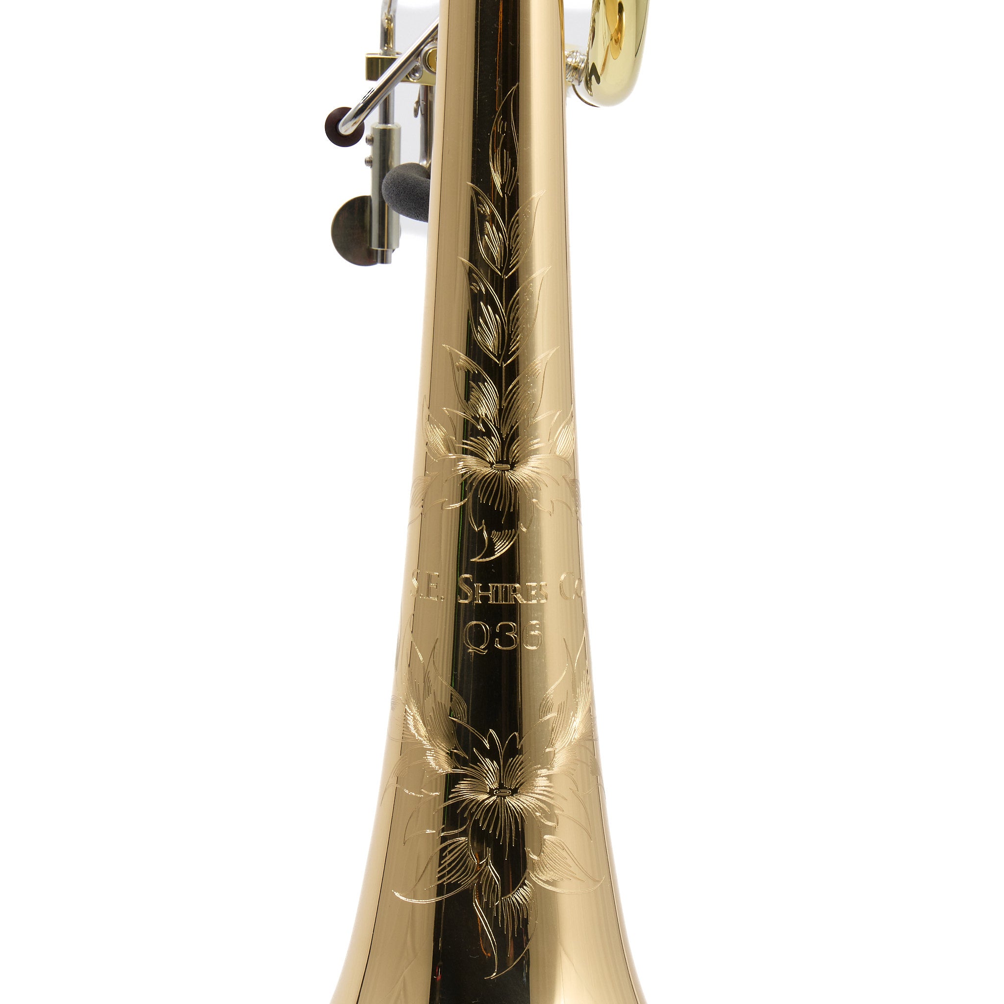 S.E. Shires Model Q36GA Q-Series Bass Trombone with Dual Axial Flow Valves