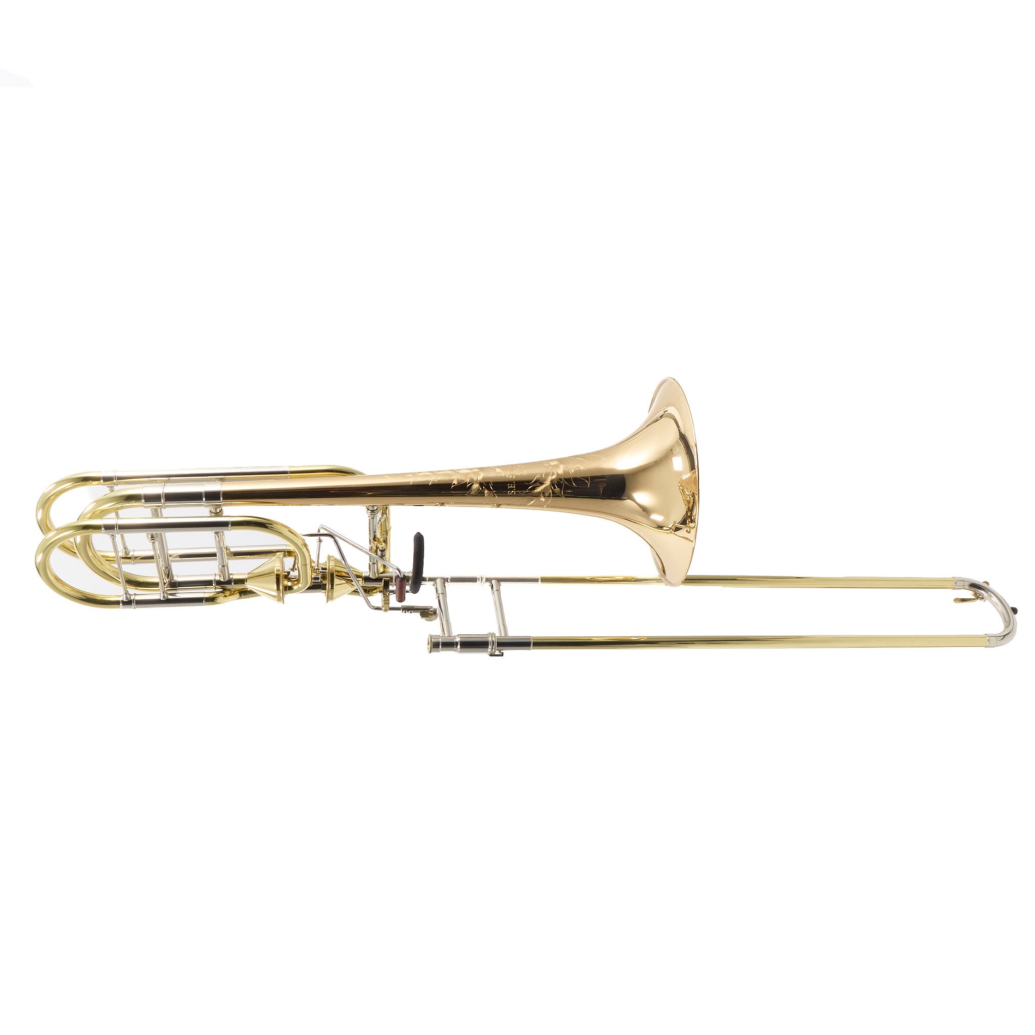 S.E. Shires Model Q36GA Q-Series Bass Trombone with Dual Axial Flow Valves