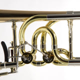 S.E. Shires Model Q36GR Q-Series Dual Rotor Bass Trombone MINT CONDITION- for sale at BrassAndWinds.com