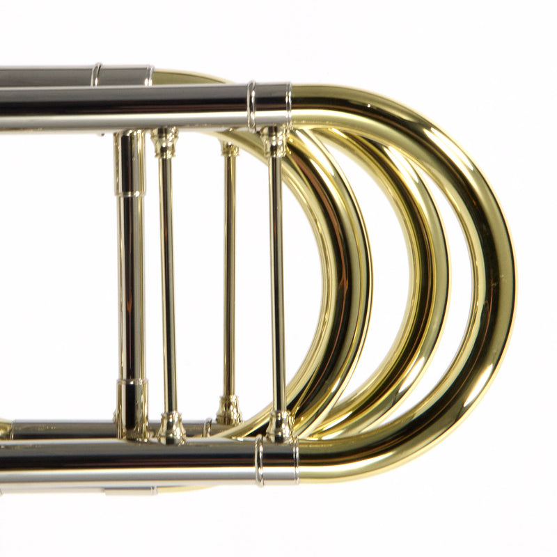 S.E. Shires Model Q36GR Q-Series Dual Rotor Bass Trombone MINT CONDITION- for sale at BrassAndWinds.com