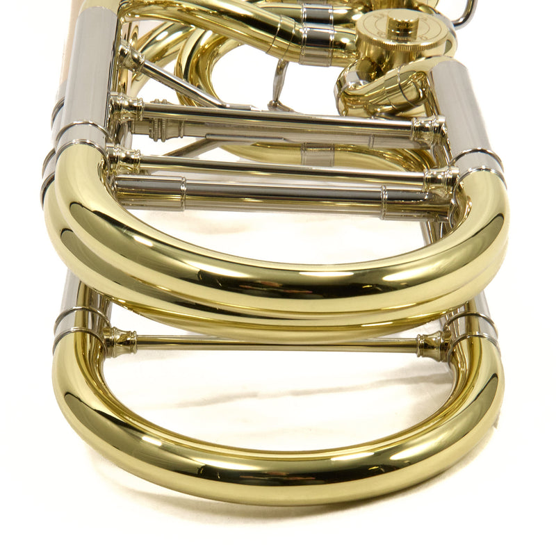 S.E. Shires Model Q36GR Q-Series Dual Rotor Bass Trombone MINT CONDITION- for sale at BrassAndWinds.com
