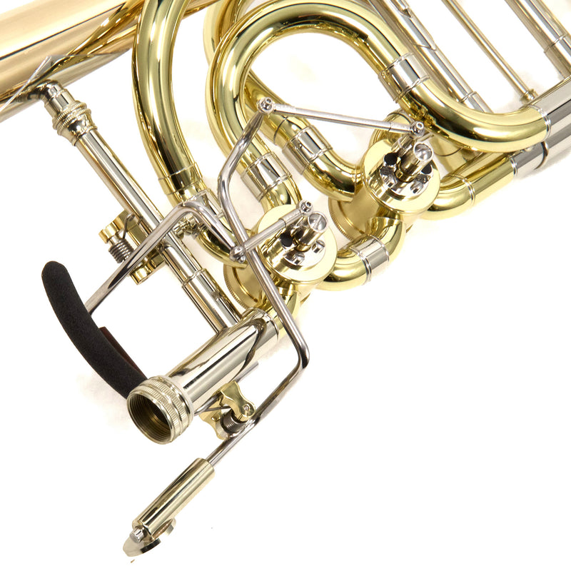 S.E. Shires Model Q36GR Q-Series Dual Rotor Bass Trombone MINT CONDITION- for sale at BrassAndWinds.com