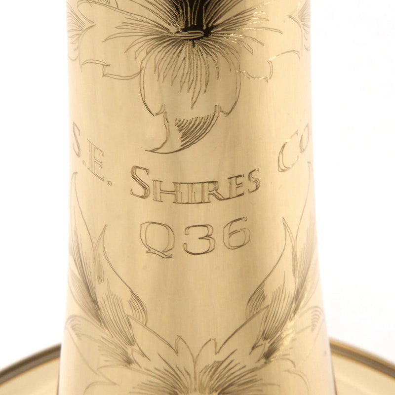 S.E. Shires Model Q36GR Q-Series Dual Rotor Bass Trombone MINT CONDITION- for sale at BrassAndWinds.com
