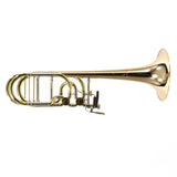S.E. Shires Model Q36GR Q-Series Dual Rotor Bass Trombone MINT CONDITION- for sale at BrassAndWinds.com
