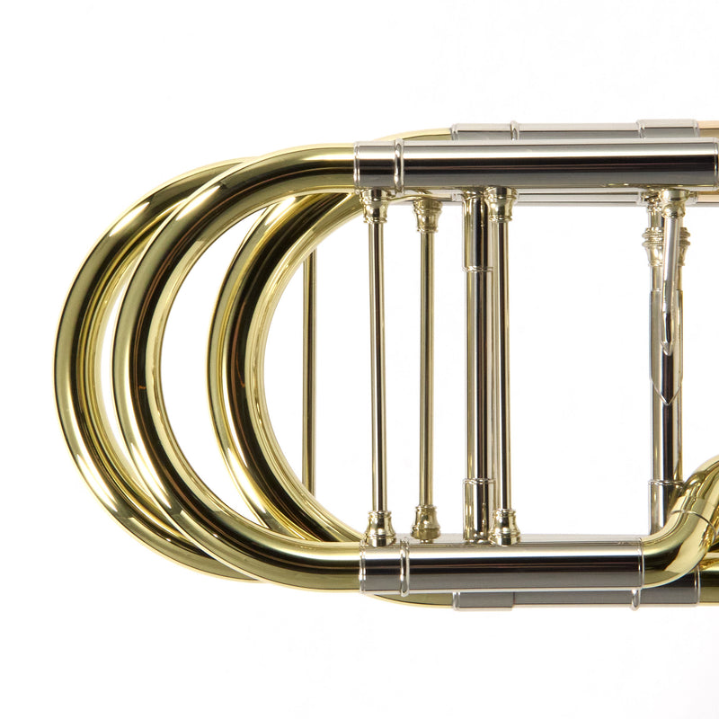 S.E. Shires Model Q36GR Q-Series Dual Rotor Bass Trombone MINT CONDITION- for sale at BrassAndWinds.com