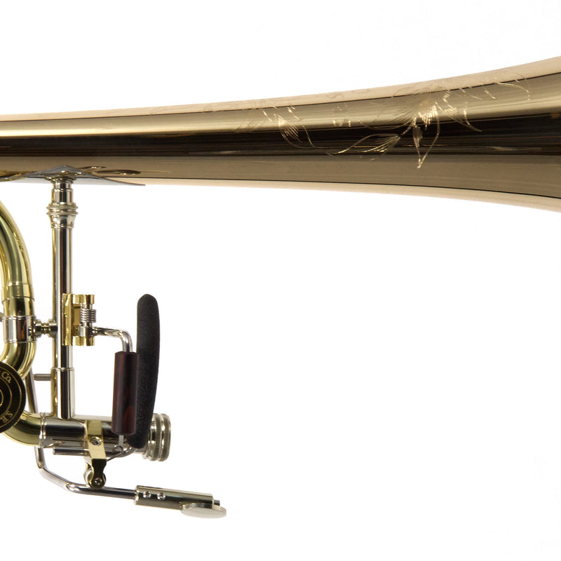 S.E. Shires Model Q36GR Q-Series Dual Rotor Bass Trombone MINT CONDITION- for sale at BrassAndWinds.com