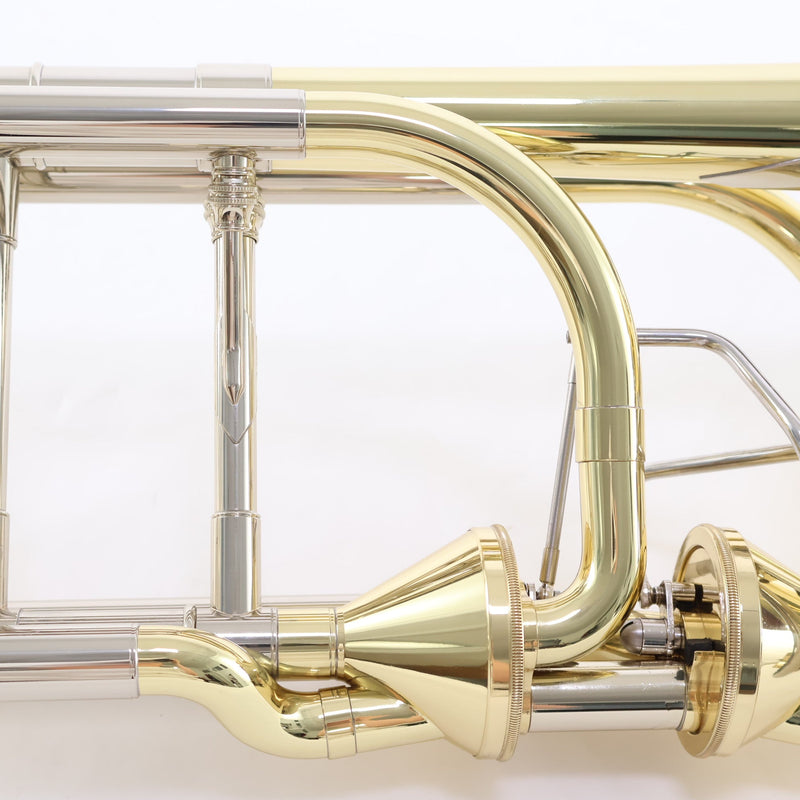 S.E. Shires Model Q36YA Q Series Bass Trombone with Dual Axial Flow Valves BRAND NEW- for sale at BrassAndWinds.com
