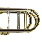 S.E. Shires Model Q36YA Q-Series Bass Trombone with Dual Axial Flow Valves MINT CONDITION- for sale at BrassAndWinds.com