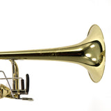 S.E. Shires Model Q36YA Q-Series Bass Trombone with Dual Axial Flow Valves MINT CONDITION- for sale at BrassAndWinds.com