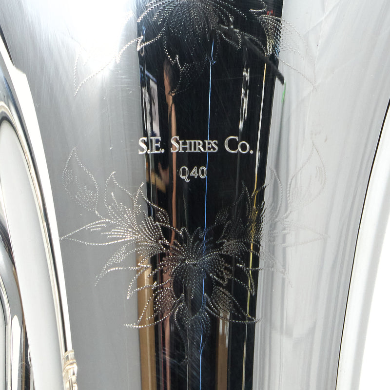S.E. Shires Model Q40TS Q-Series Compensating Euphonium SN 9305 OPEN BOX- for sale at BrassAndWinds.com