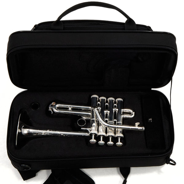 S.E. Shires Model Q9S Q-Series Professional Piccolo Trumpet MINT CONDITION- for sale at BrassAndWinds.com