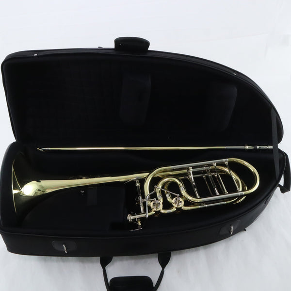 S.E. Shires Model STB36YR Q-Series Bass Trombone with Dual Rotors SN Q14610 SUPERB- for sale at BrassAndWinds.com