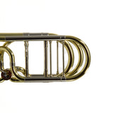 S.E. Shires Model STBQ36YR Q-Series Bass Trombone Dual Rotary Valves MINT CONDITION- for sale at BrassAndWinds.com