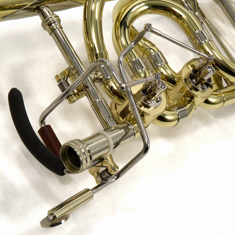 S.E. Shires Model STBQ36YR Q-Series Bass Trombone Dual Rotary Valves MINT CONDITION- for sale at BrassAndWinds.com