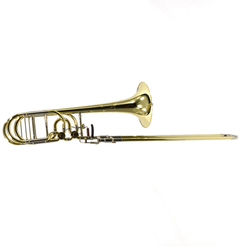 S.E. Shires Model STBQ36YR Q-Series Bass Trombone Dual Rotary Valves MINT CONDITION- for sale at BrassAndWinds.com