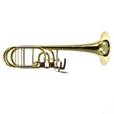 S.E. Shires Model STBQ36YR Q-Series Bass Trombone Dual Rotary Valves MINT CONDITION- for sale at BrassAndWinds.com
