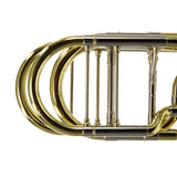 S.E. Shires Model STBQ36YR Q-Series Bass Trombone Dual Rotary Valves MINT CONDITION- for sale at BrassAndWinds.com