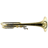 S.E. Shires Model STBQ36YR Q-Series Bass Trombone Dual Rotary Valves SN Q8914 NICE- for sale at BrassAndWinds.com