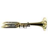 S.E. Shires Model STBQ36YR Q-Series Bass Trombone Dual Rotary Valves SN Q8914 NICE- for sale at BrassAndWinds.com