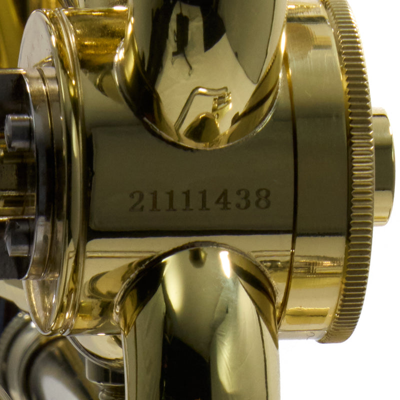 S.E. Shires Model STBQ36YR Q-Series Bass Trombone Dual Rotary Valves SN Q8914 NICE- for sale at BrassAndWinds.com