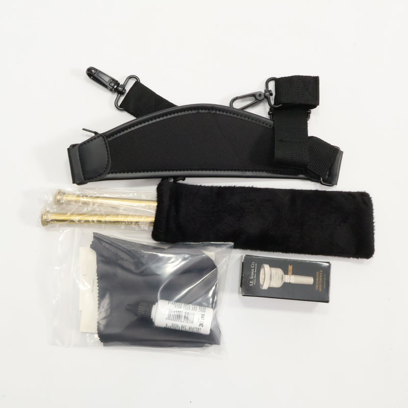 S.E. Shires Model STBQALESSIALTO Professional Alto Trombone SN Q6493 OPEN BOX- for sale at BrassAndWinds.com