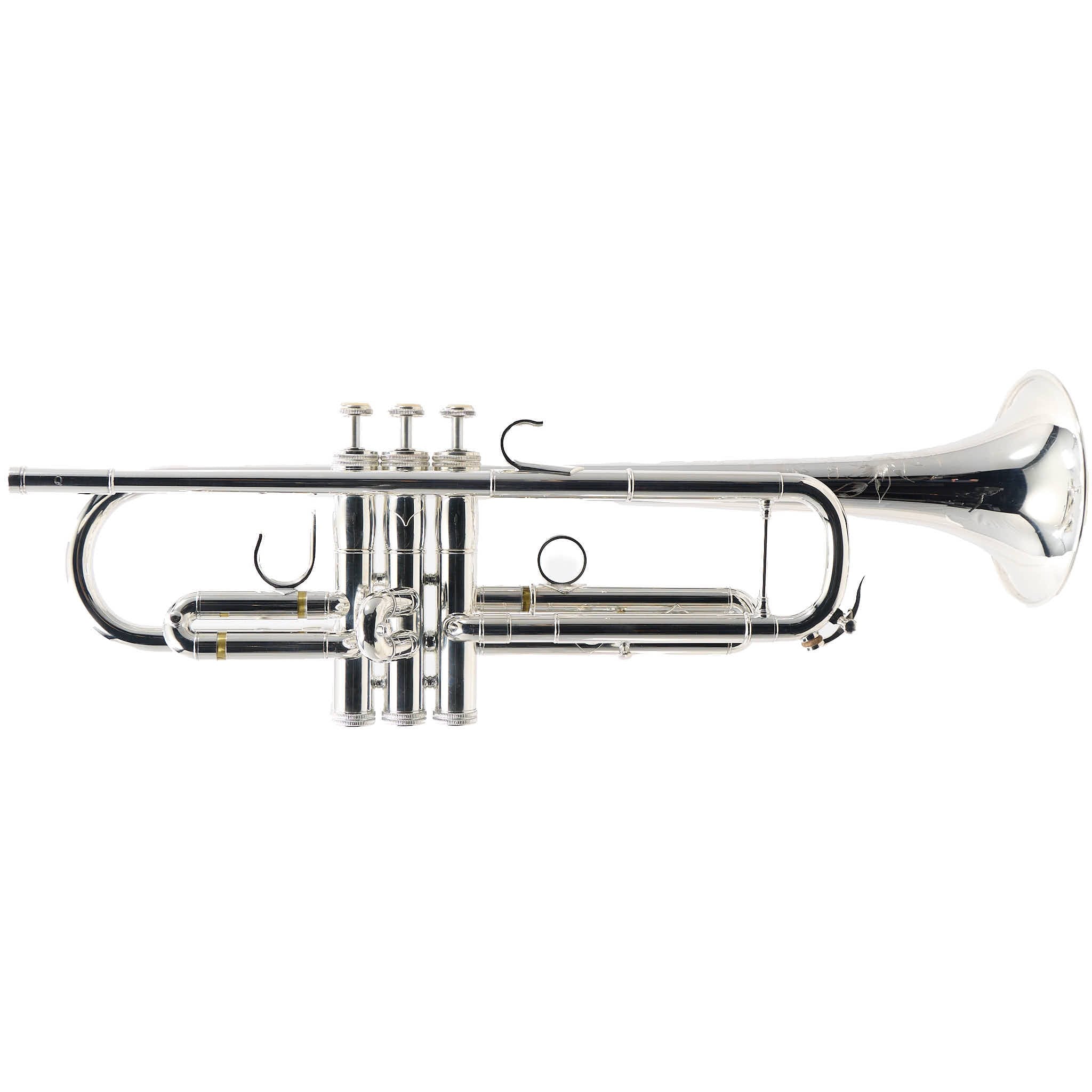 S.E. Shires Q10RS Professional Bb Trumpet in Silver Plate