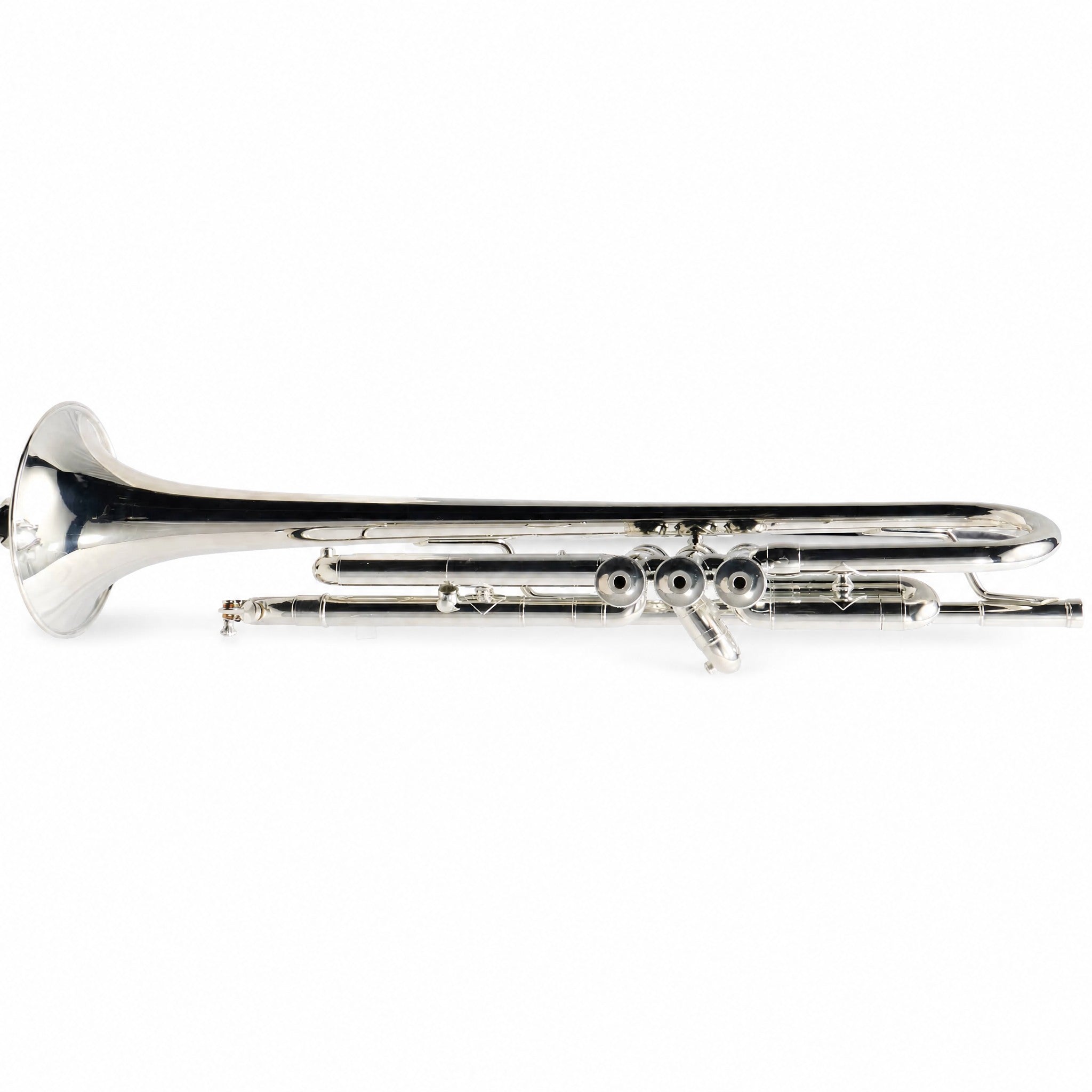 S.E. Shires Q10RS Q-Series Professional Bb Trumpet in Silver Plate