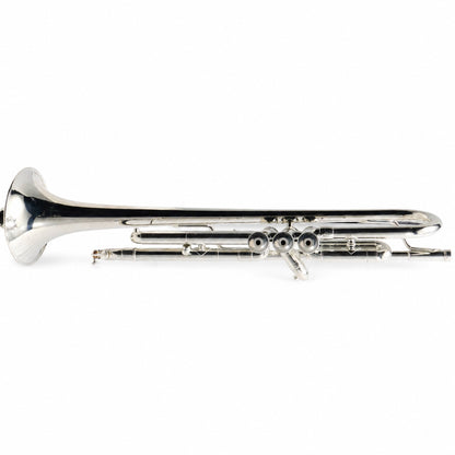 S.E. Shires Q10RS Q-Series Professional Bb Trumpet in Silver Plate