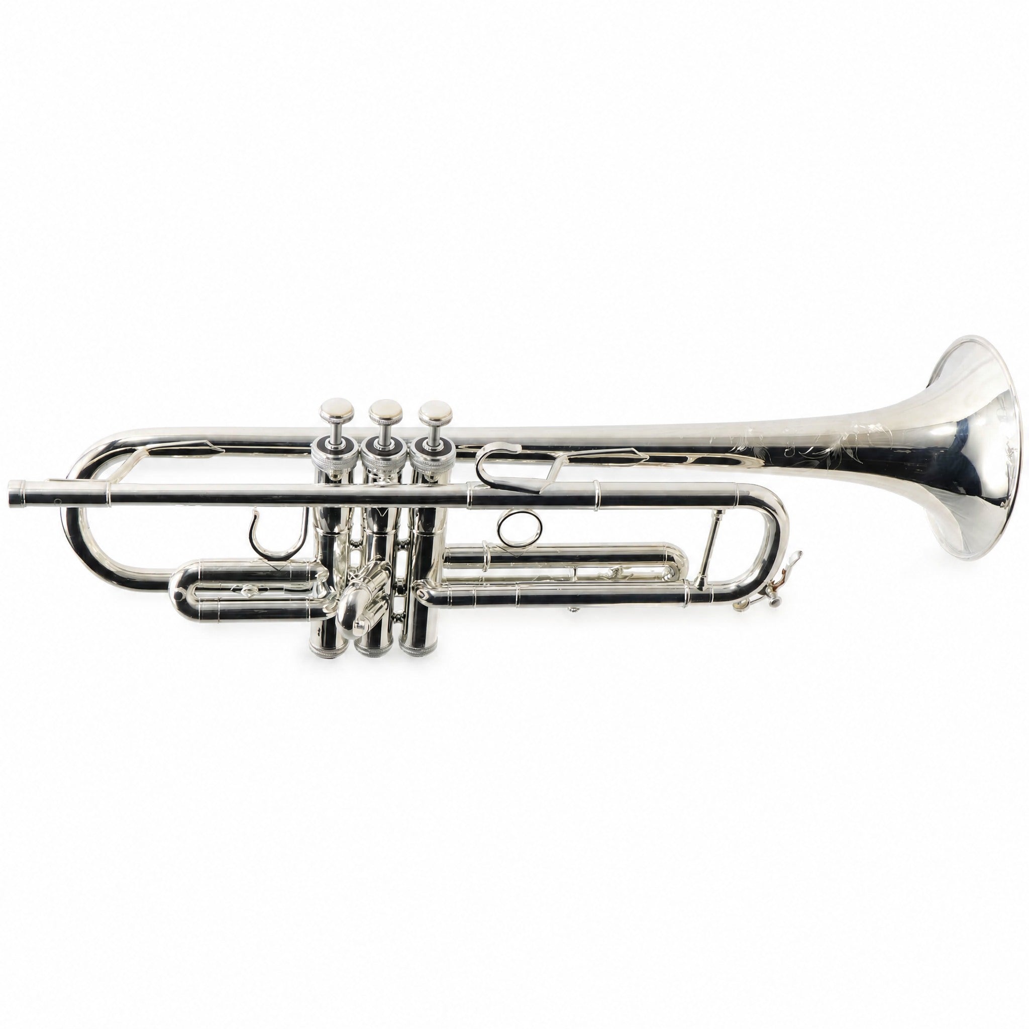 S.E. Shires Q10RS Q-Series Professional Bb Trumpet in Silver Plate