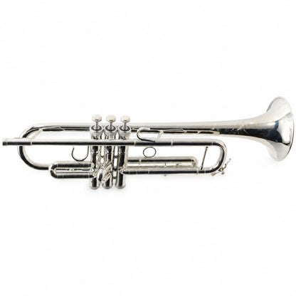 S.E. Shires Q10RS Q-Series Professional Bb Trumpet in Silver Plate