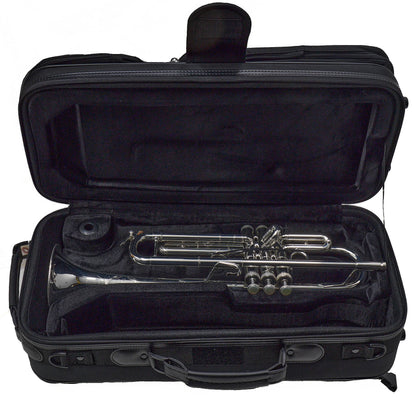 S.E. Shires Q10RS Q-Series Professional Bb Trumpet in Silver Plate