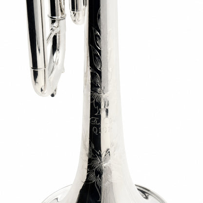 S.E. Shires Q10RS Q-Series Professional Bb Trumpet in Silver Plate