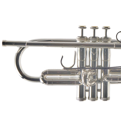 S.E. Shires Q10RS Q-Series Professional Bb Trumpet in Silver Plate