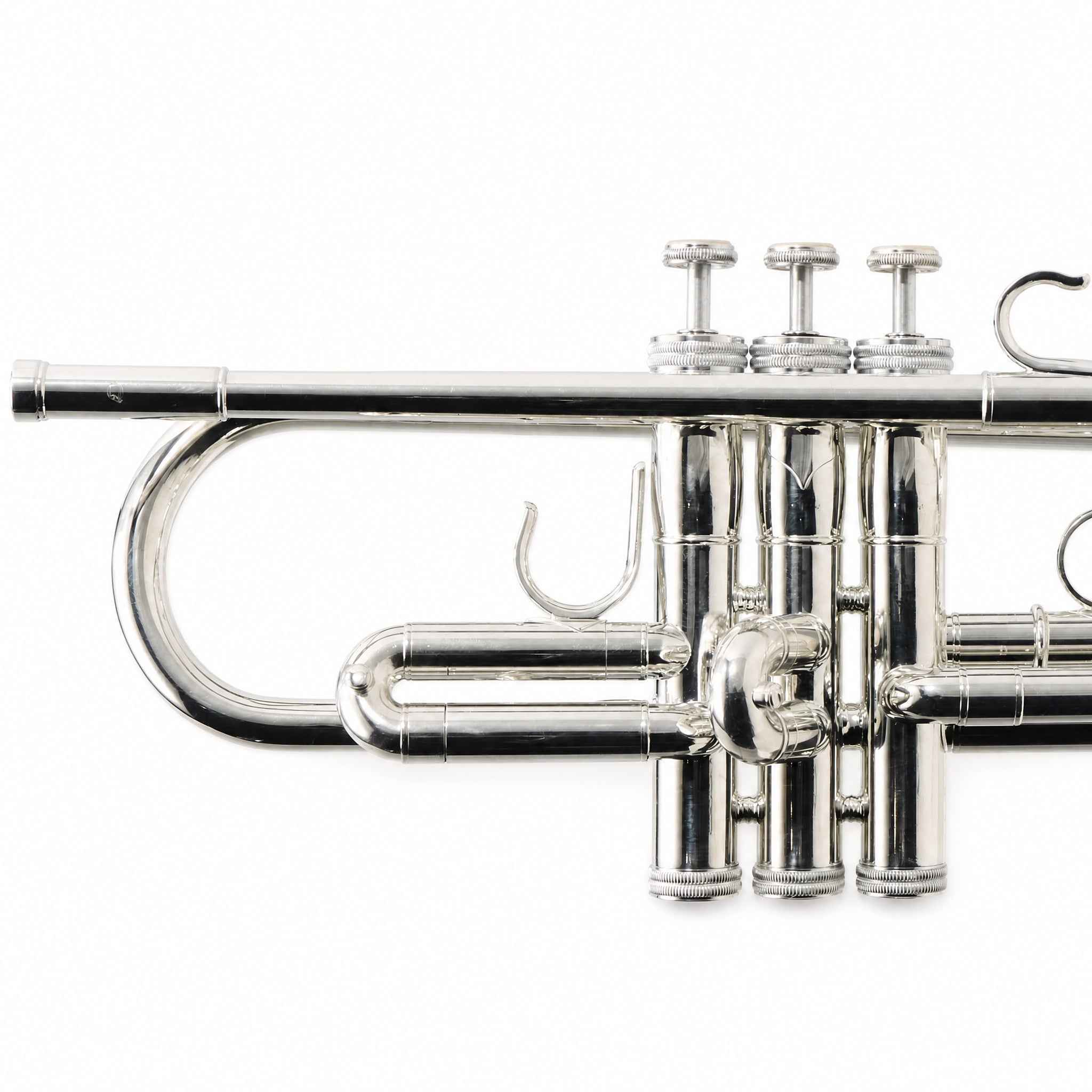 S.E. Shires Q10RS Q-Series Professional Bb Trumpet in Silver Plate