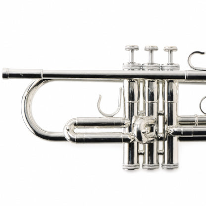 S.E. Shires Q10RS Q-Series Professional Bb Trumpet in Silver Plate
