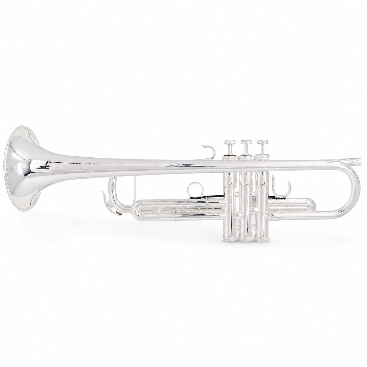 S.E. Shires Q10RS Q-Series Professional Bb Trumpet in Silver Plate