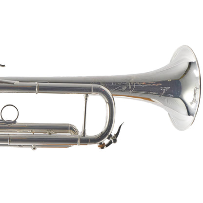 S.E. Shires Q10RS Q-Series Professional Bb Trumpet in Silver Plate