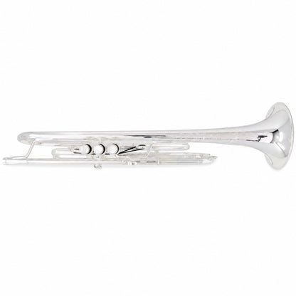 S.E. Shires Q10RS Q-Series Professional Bb Trumpet in Silver Plate