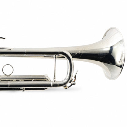 S.E. Shires Q10RS Q-Series Professional Bb Trumpet in Silver Plate