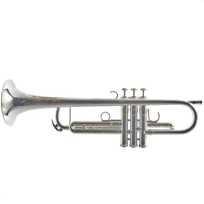 S.E. Shires Q10RS Q-Series Professional Bb Trumpet in Silver Plate