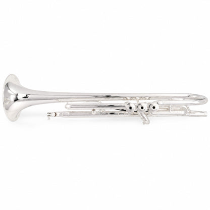 S.E. Shires Q10RS Q-Series Professional Bb Trumpet in Silver Plate