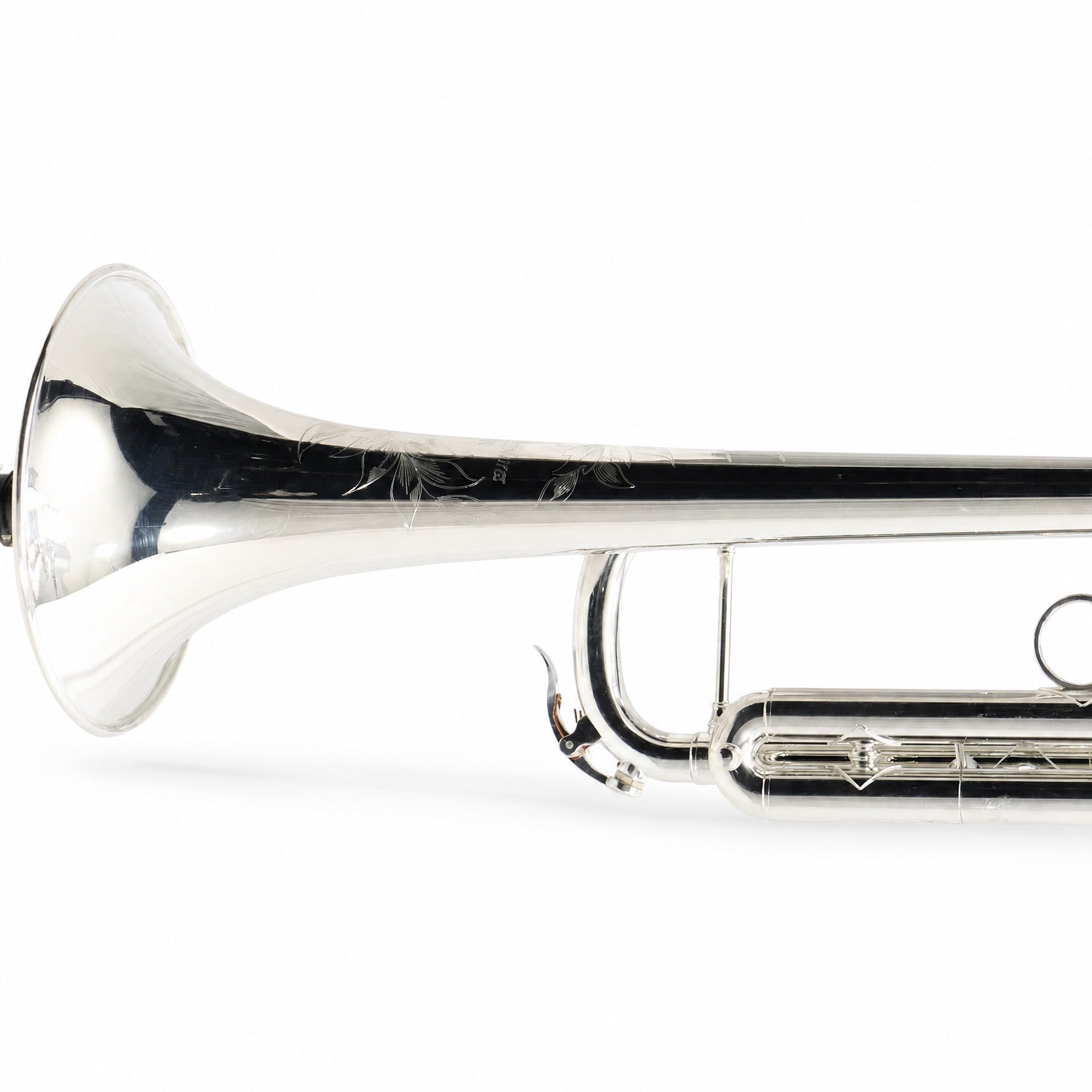 S.E. Shires Q10RS Q-Series Professional Bb Trumpet in Silver Plate